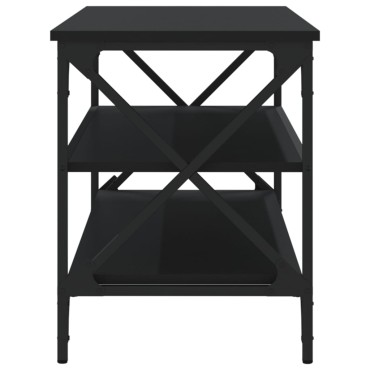 vidaXL Έπιπλο Τηλεόρασης Μαύρο 100x40x50cm Επεξεργασμένο Ξύλο 1 τεμ.
