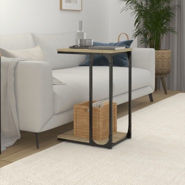 vidaXL Βοηθητικό Τραπέζι Sonoma Δρυς 40x30x60cm Επεξεργασμένο Ξύλο 1 τεμ.