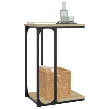 vidaXL Βοηθητικό Τραπέζι Sonoma Δρυς 40x30x60cm Επεξεργασμένο Ξύλο 1 τεμ.