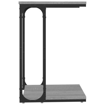 vidaXL Βοηθητικό Τραπέζι Γκρι Sonoma 40x30x60cm Επεξεργασμένο Ξύλο 1 τεμ.