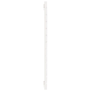 vidaXL Κεφαλάρι Τοίχου Λευκό 141x3x91,5cm από Μασίφ Ξύλο Πεύκου 1 τεμ.