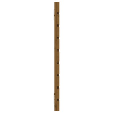 vidaXL Κεφαλάρι Τοίχου Μελί 126x3x63cm από Μασίφ Ξύλο Πεύκου 1 τεμ.