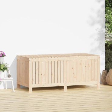 vidaXL Μπαούλο Αποθήκευσης Κήπου 147x68x64cm από Μασίφ Ξύλο Πεύκου 1 τεμ.