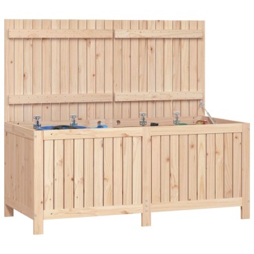 vidaXL Μπαούλο Αποθήκευσης Κήπου 147x68x64cm από Μασίφ Ξύλο Πεύκου 1 τεμ.