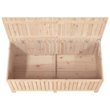 vidaXL Μπαούλο Αποθήκευσης Κήπου 147x68x64cm από Μασίφ Ξύλο Πεύκου 1 τεμ.