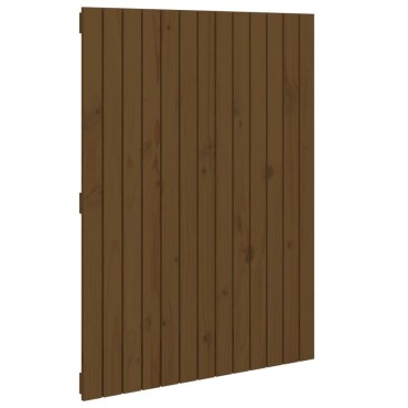 vidaXL Κεφαλάρι Τοίχου Μελί 82,5x3x110cm από Μασίφ Ξύλο Πεύκου 1 τεμ.