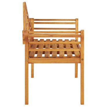 vidaXL Παγκάκι Κήπου από Μασίφ Ξύλο Ακακίας 125x56x87,5cm 1 τεμ.