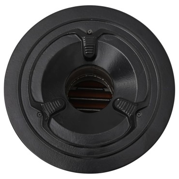 vidaXL Ξυλόσομπα Για Κάμπινγκ Μαύρη 50 x 33,5 x 30,5 εκ. από Ατσάλι