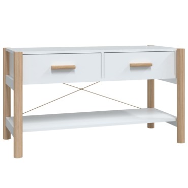 vidaXL Έπιπλο Τηλεόρασης Λευκό 82x38x45cm Επεξεργασμένο Ξύλο