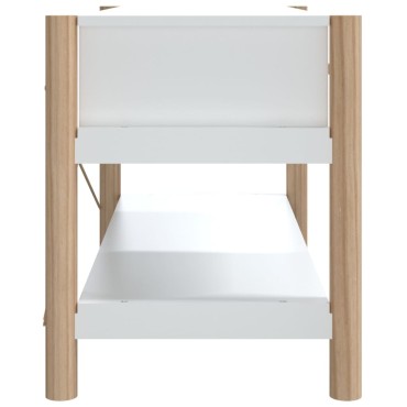 vidaXL Έπιπλο Τηλεόρασης Λευκό 82x38x45cm Επεξεργασμένο Ξύλο