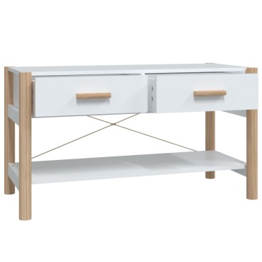 vidaXL Έπιπλο Τηλεόρασης Λευκό 82x38x45cm Επεξεργασμένο Ξύλο