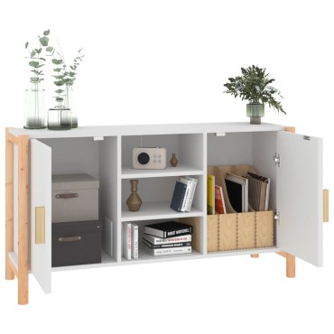 vidaXL Ντουλάπι Λευκό 107x38x60cm από Επεξεργασμένο Ξύλο 1 τεμ.