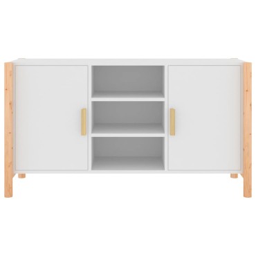 vidaXL Ντουλάπι Λευκό 107x38x60cm από Επεξεργασμένο Ξύλο 1 τεμ.