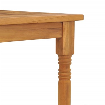 vidaXL Τραπέζι Batavia 150x90x75cm από Μασίφ Ξύλο Teak 1 τεμ.