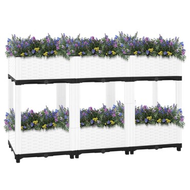 vidaXL Ζαρντινιέρα 120 x 40 x 71 εκ. από Πολυπροπυλένιο
