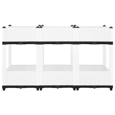 vidaXL Ζαρντινιέρα 120 x 40 x 71 εκ. από Πολυπροπυλένιο