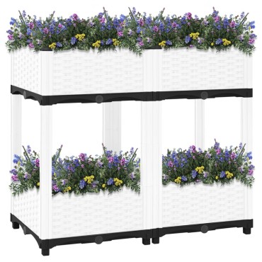 vidaXL Ζαρντινιέρα 80 x 40 x 71 εκ. από Πολυπροπυλένιο