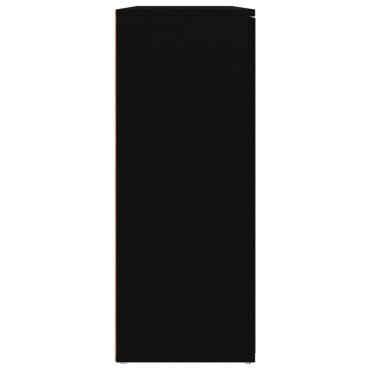vidaXL Ντουλάπι Μαύρο 91x29,5x75cm από Επεξεργασμένο Ξύλο 1 τεμ.