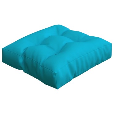 vidaXL Μαξιλάρι Παλέτας Τιρκουάζ 60x60x12cm Υφασμάτινο
