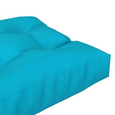 vidaXL Μαξιλάρι Παλέτας Τιρκουάζ 60x60x12cm Υφασμάτινο