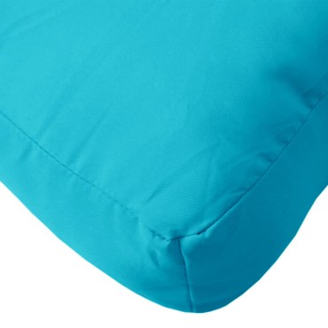 vidaXL Μαξιλάρι Παλέτας Τιρκουάζ 60x60x12cm Υφασμάτινο
