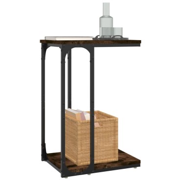 vidaXL Βοηθητικό Τραπέζι Καπνιστή Δρυς 40x30x60cm Επεξεργασμένο Ξύλο 1 τεμ.
