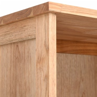 vidaXL Ντουλάπι Μπάνιου 42x29x182cm από Μασίφ Ξύλο Καρυδιάς 1 τεμ.