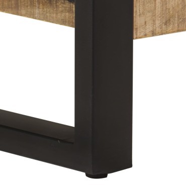 vidaXL Τραπεζάκι Σαλονιού 120x55x40cm από Μασίφ Ξύλο Μάνγκο 1 τεμ.