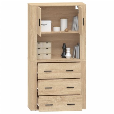 vidaXL Ντουλάπι Sonoma δρυς από Επεξεργασμένο Ξύλο 80x33x70cm 1 τεμ.