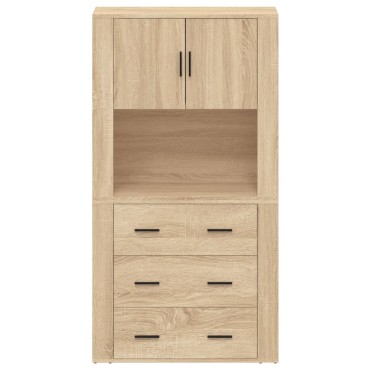 vidaXL Ντουλάπι Sonoma δρυς από Επεξεργασμένο Ξύλο 80x33x70cm 1 τεμ.