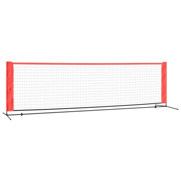 vidaXL Δίχτυ Τένις Μαύρο & Κόκκινο 300x100x87 εκ. από Πολυεστέρα