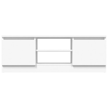 vidaXL Έπιπλο Τηλεόρασης με Πόρτα Λευκό 102x30x36cm