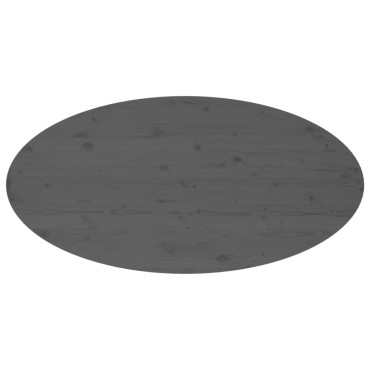 vidaXL Τραπεζάκι Σαλονιού Γκρι 110x55x45cm από Μασίφ Ξύλο Πεύκου 1 τεμ.