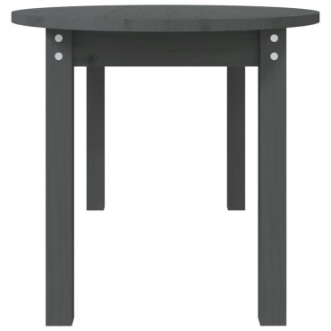 vidaXL Τραπεζάκι Σαλονιού Γκρι 110x55x45cm από Μασίφ Ξύλο Πεύκου 1 τεμ.
