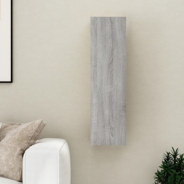 vidaXL Έπιπλο Τηλεόρασης Επιτοίχιο Γκρι Sonoma 30,5x30x110cm