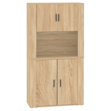 vidaXL Ντουλάπι Sonoma δρυς από Επεξεργασμένο Ξύλο 80x33x70cm 1 τεμ.