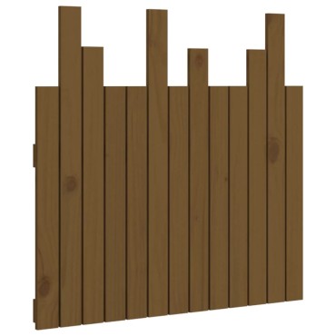 vidaXL Κεφαλάρι Τοίχου Μελί 82,5x3x80cm από Μασίφ Ξύλο Πεύκου 1 τεμ.