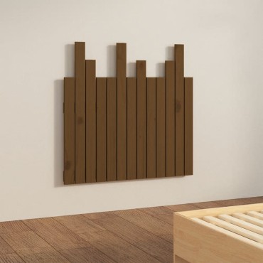 vidaXL Κεφαλάρι Τοίχου Μελί 82,5x3x80cm από Μασίφ Ξύλο Πεύκου 1 τεμ.