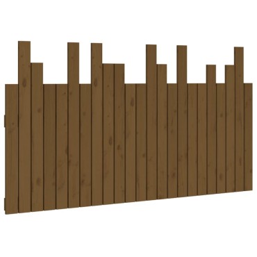 vidaXL Κεφαλάρι Τοίχου Μελί 146,5x3x80cm από Μασίφ Ξύλο Πεύκου 1 τεμ.