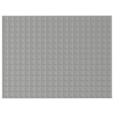 vidaXL Κουβέρτα Βαρύτητας Γκρι 150 x 200 εκ. 11 κ. Υφασμάτινη