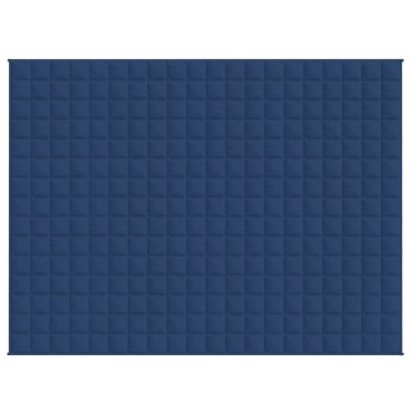 vidaXL Κουβέρτα Βαρύτητας Μπλε 150 x 200 εκ. 11 κ. Υφασμάτινη