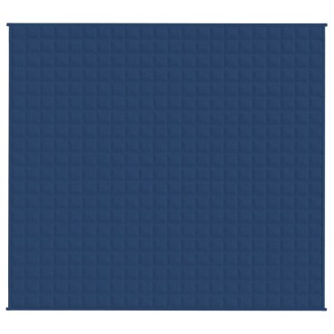 vidaXL Κουβέρτα Βαρύτητας Μπλε 200 x 220 εκ. 9 κ. Υφασμάτινη