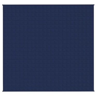 vidaXL Κουβέρτα Βαρύτητας Μπλε 220 x 240 εκ. 15 κ. Υφασμάτινη