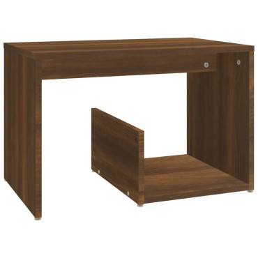 vidaXL Βοηθητικό Τραπέζι Καφέ Δρυς 59x36x38cm Επεξεργασμένο Ξύλο 1 τεμ.