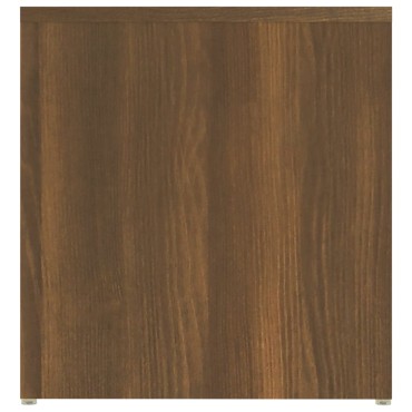 vidaXL Βοηθητικό Τραπέζι Καφέ Δρυς 59x36x38cm Επεξεργασμένο Ξύλο 1 τεμ.