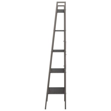 vidaXL Ραφιέρα Όρθια 5 Επιπέδων Μαύρη 56x35x174cm 1 τεμ.
