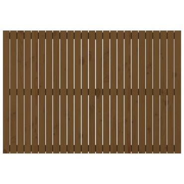 vidaXL Κεφαλάρι Τοίχου Μελί 159,5x3x110cm από Μασίφ Ξύλο Πεύκου 1 τεμ.