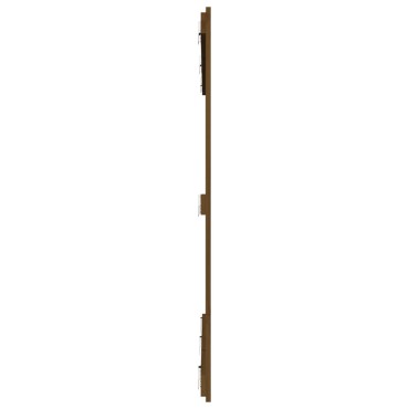 vidaXL Κεφαλάρι Τοίχου Μελί 159,5x3x110cm από Μασίφ Ξύλο Πεύκου 1 τεμ.