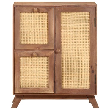 vidaXL Ντουλάπι 60x35x75cm από Μασίφ Ξύλο Μάνγκο 1 τεμ.