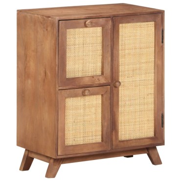 vidaXL Ντουλάπι 60x35x75cm από Μασίφ Ξύλο Μάνγκο 1 τεμ.